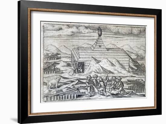 William Barents' Arctic expedition, 1596-1597 (1598)-Unknown-Framed Giclee Print