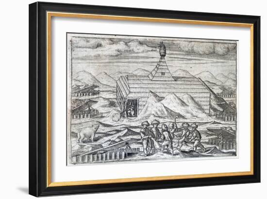 William Barents' Arctic expedition, 1596-1597 (1598)-Unknown-Framed Giclee Print