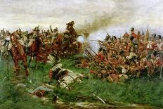 The 28th (1st Gloucestershire Regiment) at Waterloo, 1914-William Barnes Wollen-Framed Giclee Print