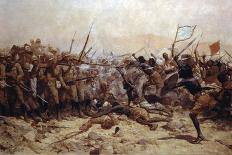 The Last Stand of the 44th Regiment at Gundamuck during the Retreat from Kabul, 1841, 1898-William Barnes Wollen-Giclee Print