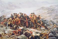 The Last Stand of the 44th Regiment at Gundamuck during the Retreat from Kabul, 1841, 1898-William Barnes Wollen-Giclee Print
