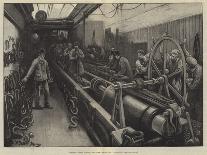 Testing Chain Cables, Chatham Dockyard, Slacking Off-William Bazett Murray-Giclee Print