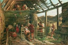 The Romans Cause a Wall to Be Built for the Protection of the South, 1905-William Bell Scott-Giclee Print