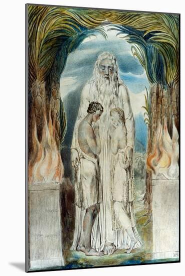 William Blake: Adam & Eve-null-Mounted Giclee Print