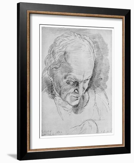 William Blake, English Mystic, Poet, Artist and Engraver, 19th Century-John Linnell-Framed Giclee Print