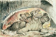 Angels Rolling away the Stone from the Sepulchre-William Blake-Giclee Print
