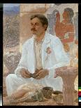 Sir Arthur Evans among the Ruins of the Palace of Knossos, 1907 (Oil on Canvas)-William Blake Richmond-Giclee Print