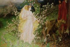 The Sphinx at Midday in Summer, C.1885 (Oil on Board)-William Blake Richmond-Giclee Print