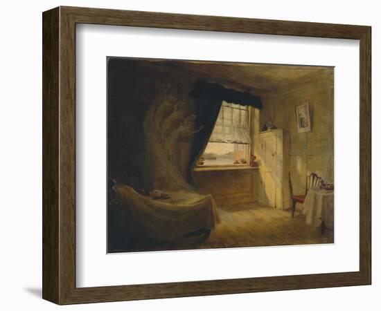 William Blake's Room, 1882 (Oil on Canvas)-Frederic James Shields-Framed Giclee Print