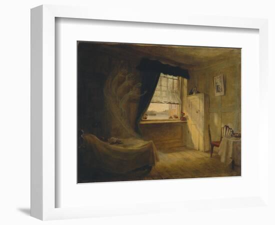 William Blake's Room, 1882 (Oil on Canvas)-Frederic James Shields-Framed Giclee Print