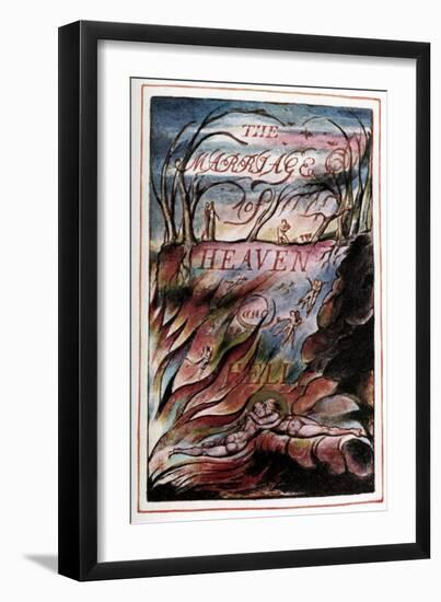 William Blake 's 'The Marriage of Heaven and Hell'-William Blake-Framed Giclee Print