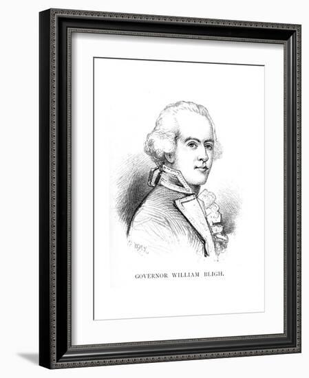 William Bligh, British Naval Officer and Governor of New South Wales-W Macleod-Framed Giclee Print