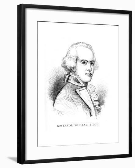 William Bligh, British Naval Officer and Governor of New South Wales-W Macleod-Framed Giclee Print