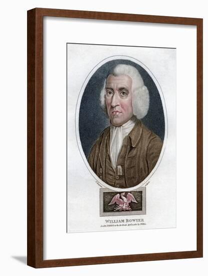 William Bowyer, 18th Century English Printer and Literary Editor-J Chapman-Framed Giclee Print