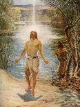 Jesus ascends to heaven - Bible-William Brassey Hole-Giclee Print