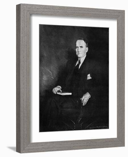 William Brockman Bankhead, Speaker of the House of Representatives, C1937-Howard Chandler Christy-Framed Giclee Print