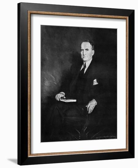 William Brockman Bankhead, Speaker of the House of Representatives, C1937-Howard Chandler Christy-Framed Giclee Print