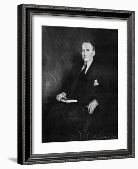 William Brockman Bankhead, Speaker of the House of Representatives, C1937-Howard Chandler Christy-Framed Giclee Print