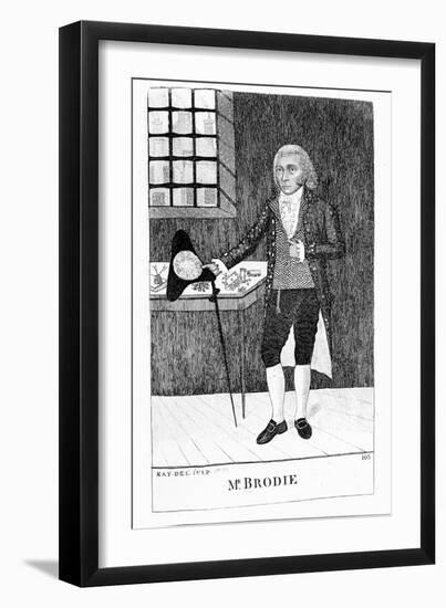 William Brodie, Scottish Cabinetmaker and Criminal, 1788-John Kay-Framed Giclee Print
