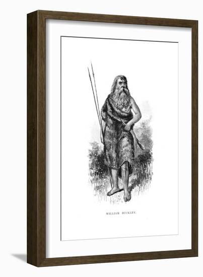 William Buckley, Esaped English Convict in Australia-W Macleod-Framed Giclee Print