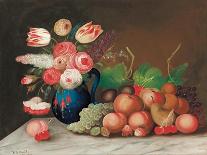 Still Life with Fruit and Flowers, C.1840-William Buelow Gould-Giclee Print