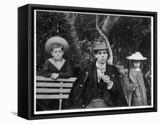 William Butler Yeats (1865-1939) with Charles and Thea Rolleston, 1894-Thomas William Hazen Rolleston-Framed Premier Image Canvas