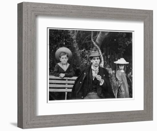 William Butler Yeats (1865-1939) with Charles and Thea Rolleston, 1894-Thomas William Hazen Rolleston-Framed Photographic Print