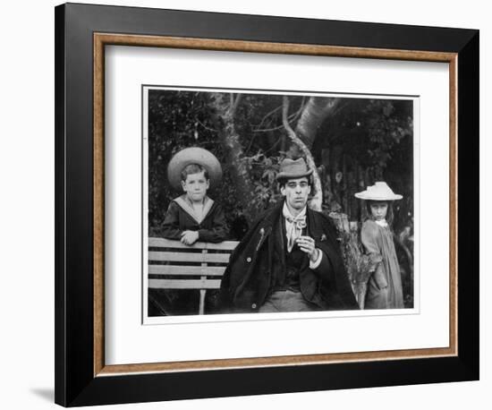 William Butler Yeats (1865-1939) with Charles and Thea Rolleston, 1894-Thomas William Hazen Rolleston-Framed Photographic Print