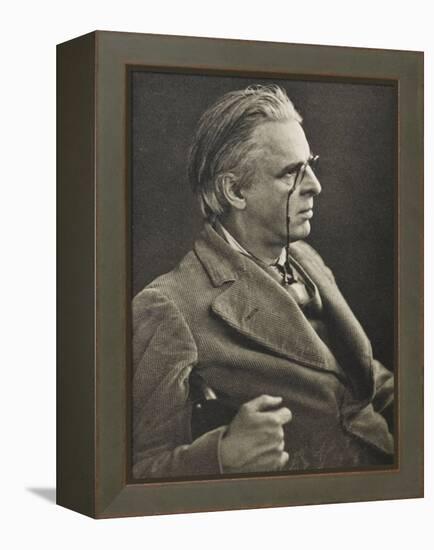 William Butler Yeats Irish Poet and Dramatist-null-Framed Premier Image Canvas