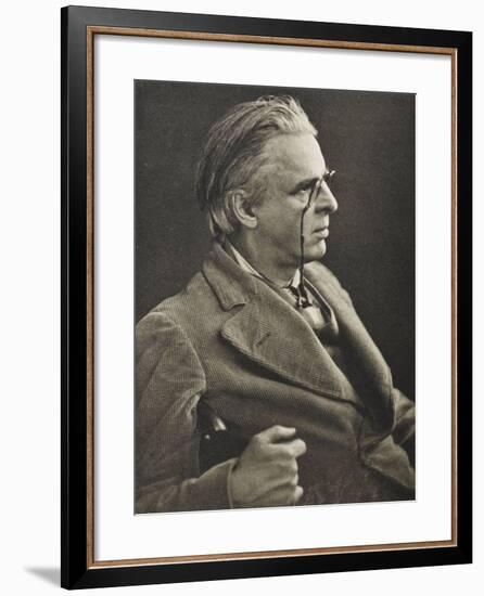 William Butler Yeats Irish Poet and Dramatist-null-Framed Photographic Print