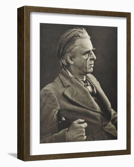 William Butler Yeats Irish Poet and Dramatist-null-Framed Photographic Print