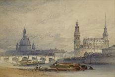 Dresden from the River Elbe, 1853-William Callow-Giclee Print