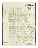 Official Map of San Francisco, c.1851-William Carey Jones-Framed Art Print