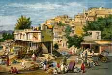 Street in Lahore, Punjab, India-William Carpenter-Framed Giclee Print