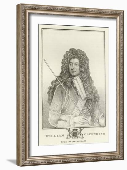 William Cavendish, Duke of Devonshire-Godfrey Kneller-Framed Giclee Print