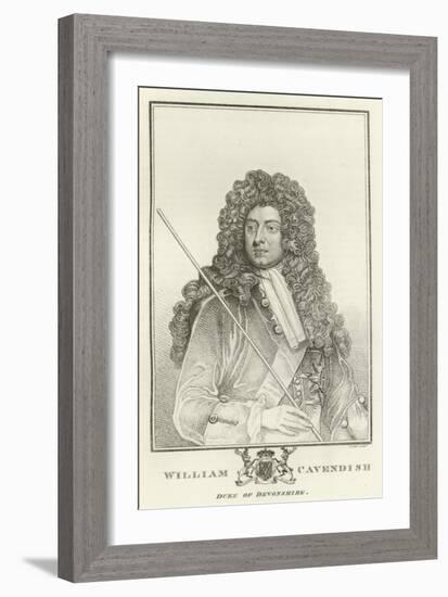William Cavendish, Duke of Devonshire-Godfrey Kneller-Framed Giclee Print