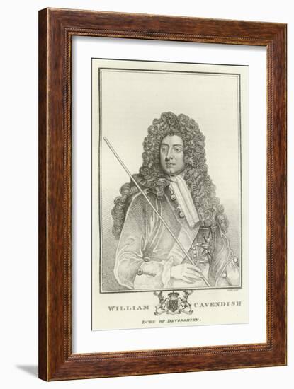 William Cavendish, Duke of Devonshire-Godfrey Kneller-Framed Giclee Print