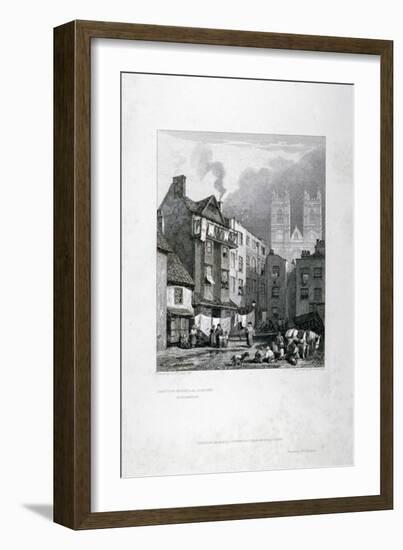 William Caxton's House in the Almonry, Westminster, London, 1827-George Cooke-Framed Giclee Print