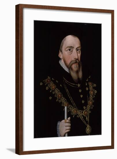 William Cecil, 1st Baron Burghley (1521-159), after 1572-null-Framed Giclee Print