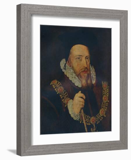 'William Cecil, Lord Burghley', 16th century-Unknown-Framed Giclee Print