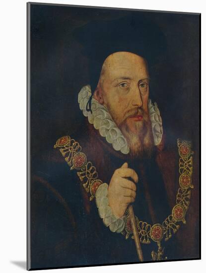 'William Cecil, Lord Burghley', 16th century-Unknown-Mounted Giclee Print