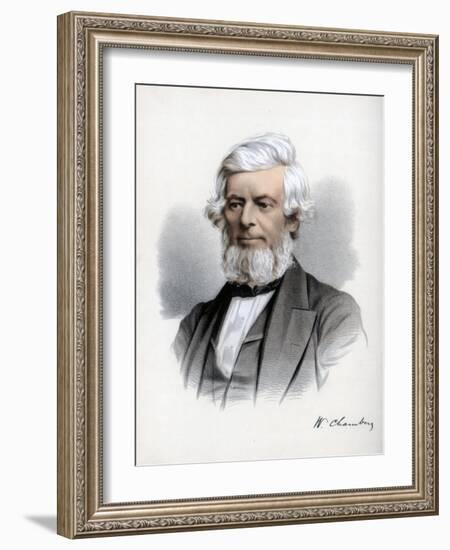 William Chambers of Glenormiston, Scottish Publisher and Politician, C1890-Petter & Galpin Cassell-Framed Giclee Print