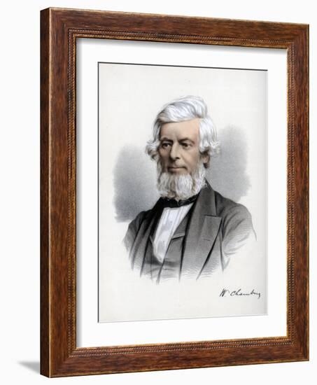 William Chambers of Glenormiston, Scottish Publisher and Politician, C1890-Petter & Galpin Cassell-Framed Giclee Print