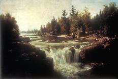 Mount Washington, Conway Valley, New Hampshire (Oil on Canvas)-William Charles Anthony Frerichs-Framed Giclee Print