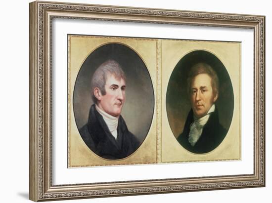 William Clark and Meriwether Lewis-Charles Currier Fenderich-Framed Art Print