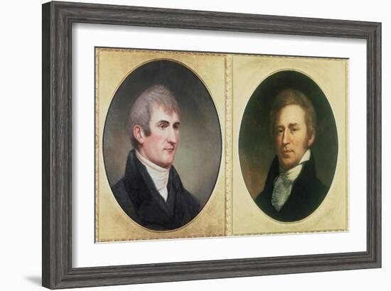 William Clark and Meriwether Lewis-Charles Currier Fenderich-Framed Art Print