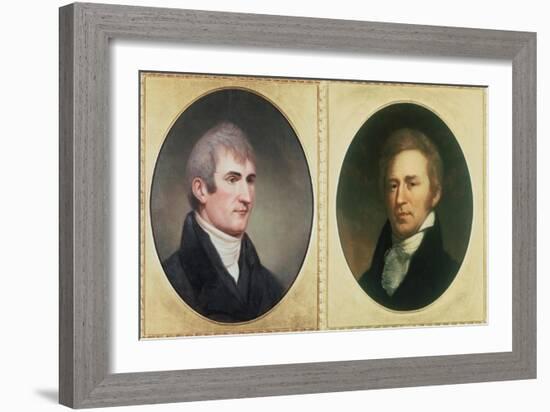 William Clark and Meriwether Lewis-Charles Currier Fenderich-Framed Art Print