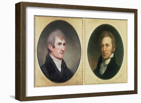 William Clark and Meriwether Lewis-Charles Currier Fenderich-Framed Art Print