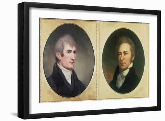 William Clark and Meriwether Lewis-Charles Currier Fenderich-Framed Art Print