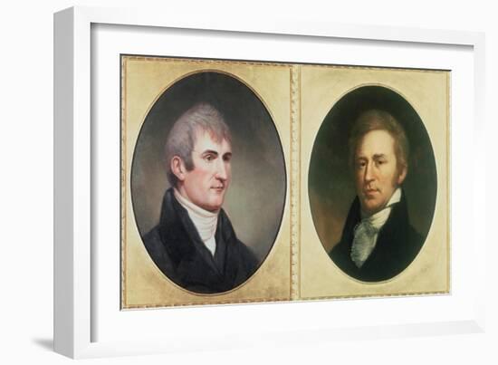 William Clark and Meriwether Lewis-Charles Currier Fenderich-Framed Art Print